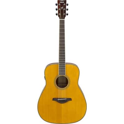 Yamaha FG-TA TransAcoustic Acoustic-Electric Guitar - Vintage Tint image 2