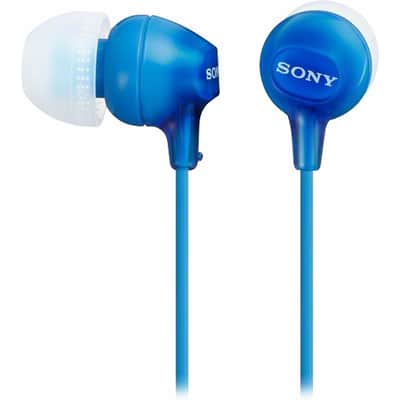Sony EX Series Earbud Headset for Android in Blue - MDR-EX15AP/L image 1