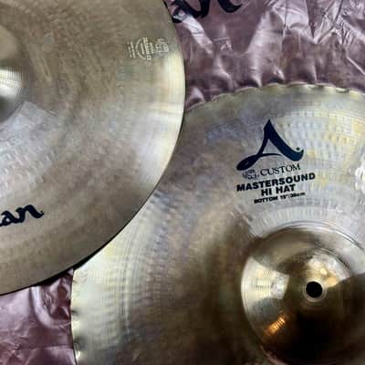 Don’t pay £512!! 15" Zildjian A Custom MASTERSOUND Hihats 1165g 1700g image 8