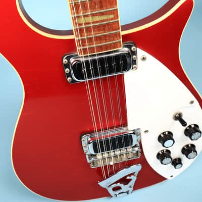 1982 Rickenbacker 620/12 String Electric Guitar Red image 3