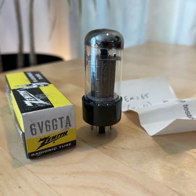 Vintage NOS NIB Zenith USA 6V6 GTA Tube - for tweed Champ ETC image 1