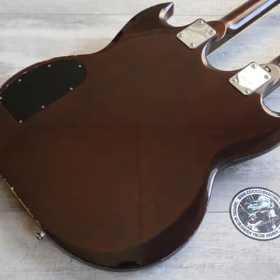 1975 Ibanez Japan 2402 (EDS-1275) Double Neck 6/12 SG (Walnut) image 13