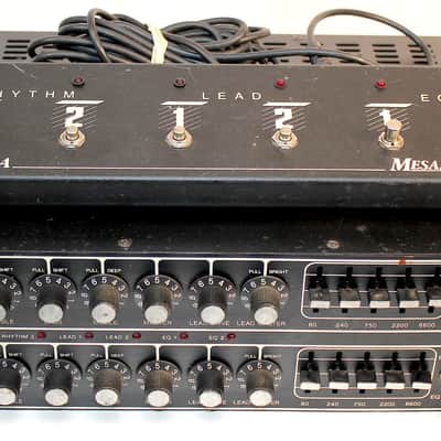 Mesa Boogie Quad Preamp with FU-2A Footswitch 1980s | Reverb
