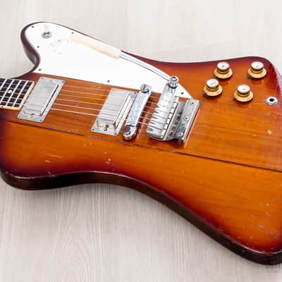1965 Gibson Firebird III Reverse Body Vintage Guitar Sunburst w/ Case image 10