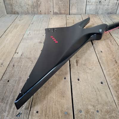 Hondo Death Dagger 1980s Refinished with original hard case - Black image 12