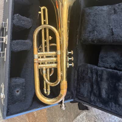 Bach Mercedes Mellophone, with case and mouthpiece, USA image 1