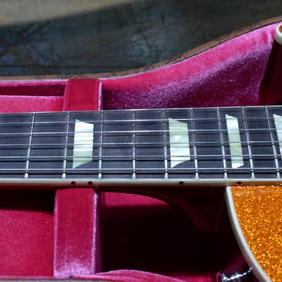 Gibson Custom Shop Dealer Select Murphy Lab '57 Les Paul Orange Sparkle Ultra Light Aged 2024' image 6