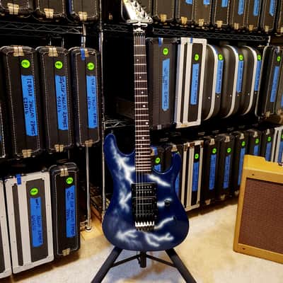 Kramer Nightswan 1989 Lightning graphic guitar Vintage Original Floyd  F serial EXCELLENT!!! image 21