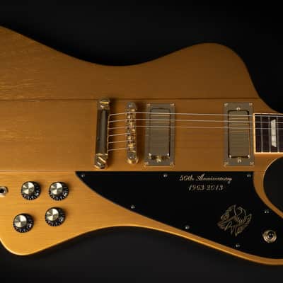 2013 Gibson 50th Anniversary Firebird - Bullion Gold | USA Limited Edition 1 / 500 Mini Humbucker 3.2kg | CoA OHSC image 4
