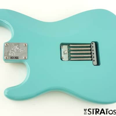 USA Fender ERIC JOHNSON Strat BODY + HARDWARE American Tropical Turquoise image 3