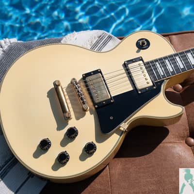 1989 Burny RLC-60 - 60's Style Les Paul Custom w Long Tenon, Open Book Headstock & Split Diamond Inlay - Made in Japan - Pro Set Up w Perfect Frets/Action/Intonation! image 1