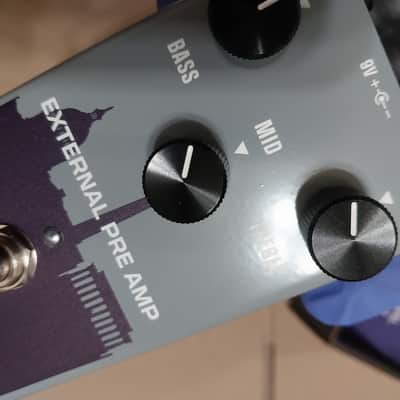 Trickfish Amplification External Pre Amp (EPA) Pedal 2026 - gray/purple image 11