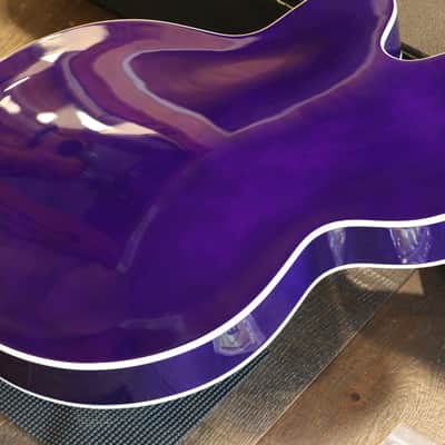 2020 Gretsch G6120SH Brian Setzer Hot Rod Semi-Hollow Electric Guitar Purple Metallic + OHSC image 16