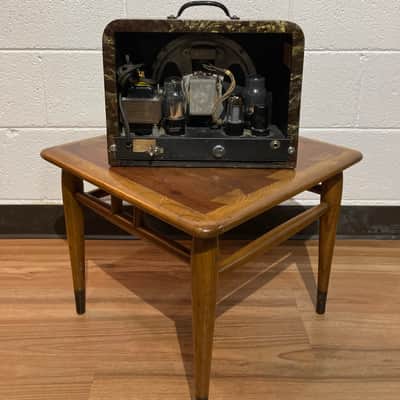 Bronson Mother of Pearl lap steel amp 1947 - Black MOP image 4