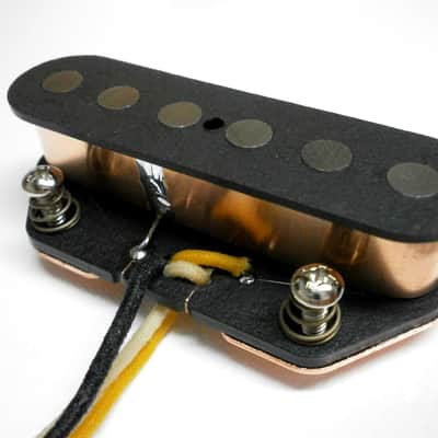 Q pickups Schecter F520T Tele BRIDGE Telecaster Pickup Hand Wound Coil Tapped Vintage Custom image 1