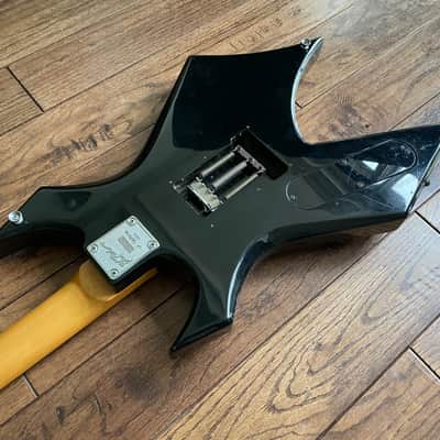 B.C. Rich Warlock Electric Guitar LA California Neck Plate Black Reverse Headstock image 14