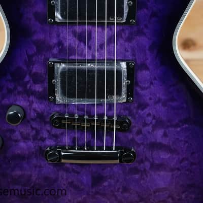 ESP LTD EC-1000 Left-Handed - See Thru Purple image 5