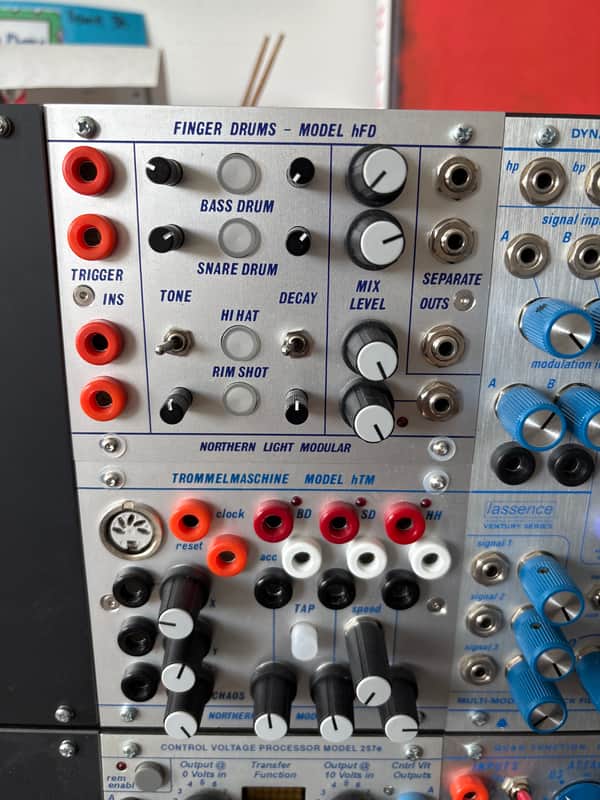 Northern Light Modular Finger Drums Model hFD Buchla Format 4U image 1