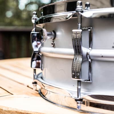 Ludwig Acrolite 5x14" 8-Lug - Pointed Blue/Olive Badge image 11