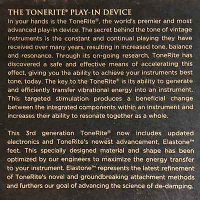 ToneRite Third Generation 3G Acoustic Guitar Vibration Conditioning Device Works image 6
