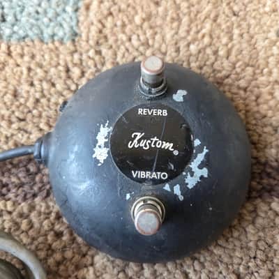 Vintage 1960's Kustom Two-Button (Reverb - Vibrato) Amplifier Footswitch! image 2