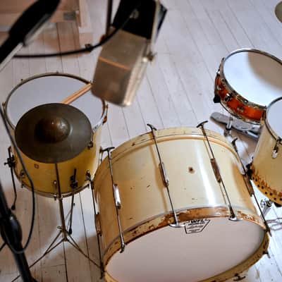 Ludwig WFL 1930-40 ex Sound City Studio LA the kit from Bun E Carlos - Cheap Trick band image 2