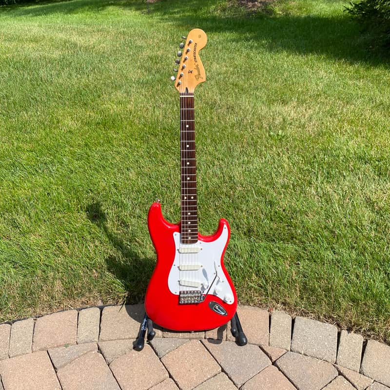 Fender Fender Stratocaster with Orig early 90's Eric Clapton Model Electronic 2000 - Red image 1