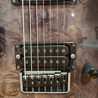 Grzenia 7 string guitar, single-cut with Firebird style headstock image 3