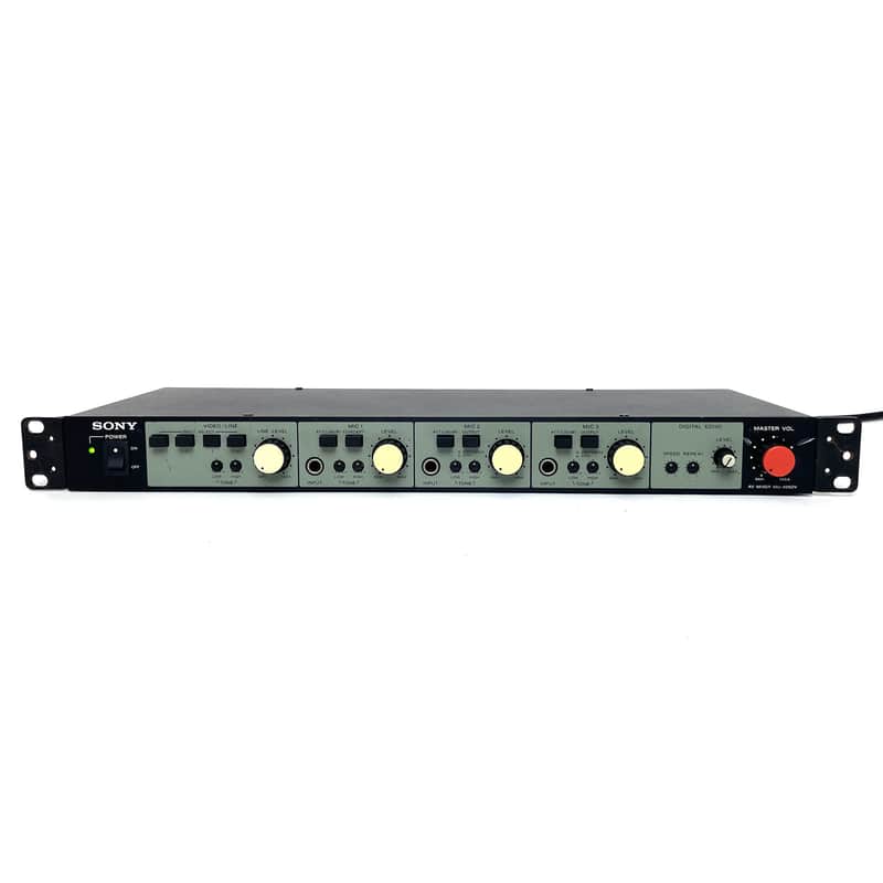 Sony MU-X052V Audio Mixer built in Echo & Tone equalizer Rare Sony outboard units Made in Japan - Worldwide Shipment image 1