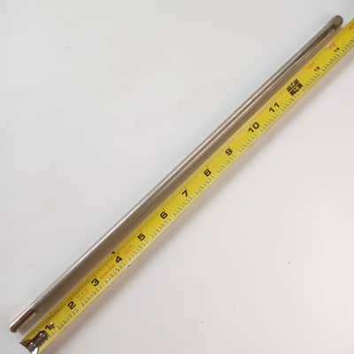 Ludwig/WFL Club Date Clipper 3/8x15"Straight Floor Tom Leg Smooth Nickel 50s-60s image 1
