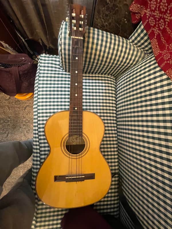 Giannini 6 9/1969 - Rosewood fingerboard (consistent with Brazilian rosewood commonly used during this era).Could be all do no know! image 1