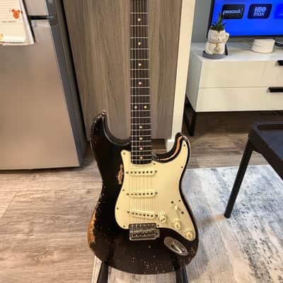 Nacho Guitars 60s Contour Body Black Super Heavy Aging image 1