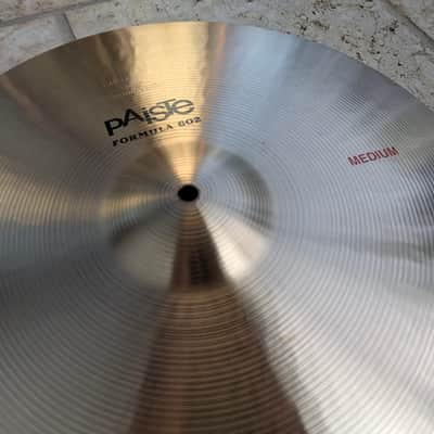 Vintage pre serial Paiste Formula 602 18" Medium Crash - relabelled by Paiste image 4