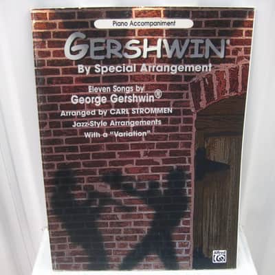 George Gershwin Piano Accompaniment by Special Arrangement Sheet Music Song Book image 1