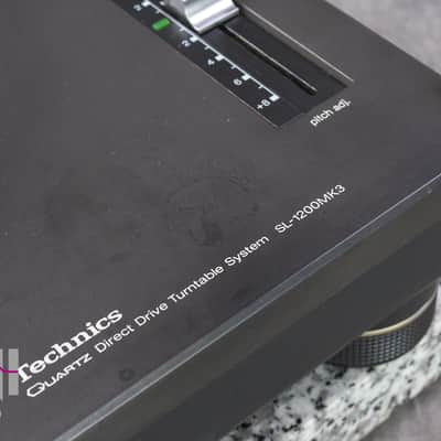 Technics SL-1200MK3 Black Direct Drive Turntable in Very Good condition image 13