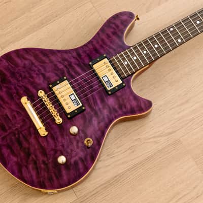 2014 Edwards by ESP E-PO-105D/QM Potbelly, See Thru Purple w/ | Reverb