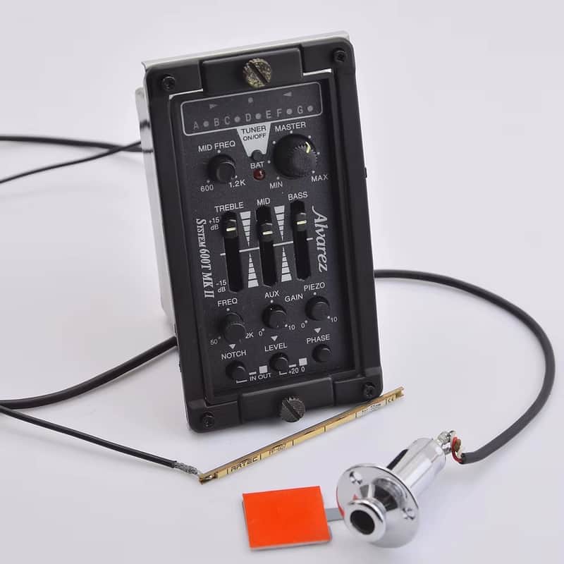 Alvarez 600T MKⅡ Acoustic Guitar Preamp EQ Equalizer Pickup image 1