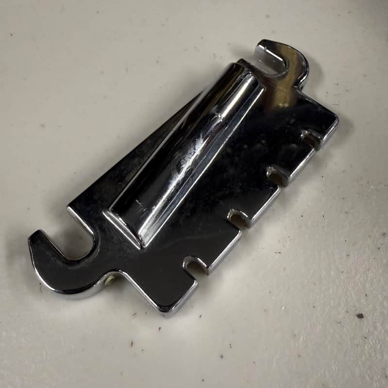Gibson EB-2 Bass Bridge No Cracks Intonation Screws Intact 1960's (B-493) image 1