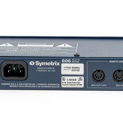 Symetrix 606 Delay F/X Machine - Stereo Rackmount Studio Delay image 6