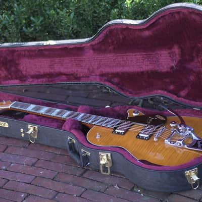 Gretsch G6134TFM-NH Nigel Hendroff Signature Penguin™, Ebony Fingerboard - Amber Flame image 20