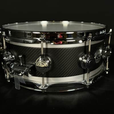 DW 14" x 5.5" Collectors Series Carbon Fiber Edge Snare Drum image 3