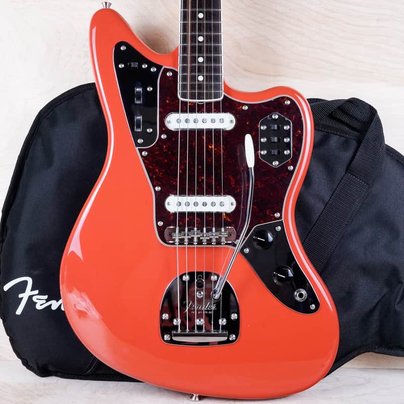 Fender FSR Traditional II '60s Jaguar MIJ 2025 Fiesta Red with Tortoise Guard USA Pure Vintage PUs w/ Bag image 1