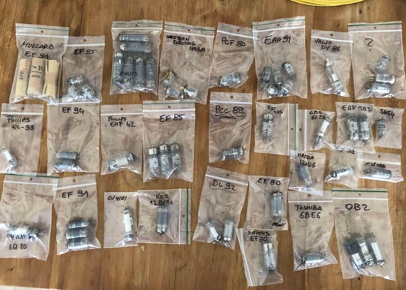Bulk sale of radio valve tubes image 1