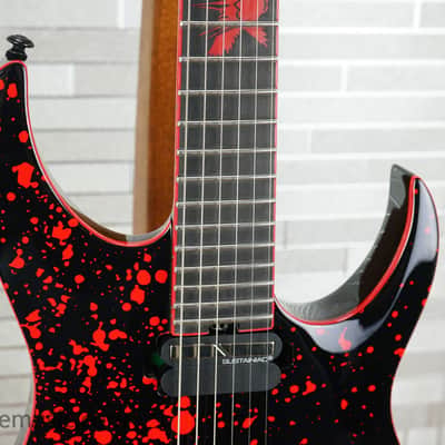 Schecter Sullivan King Signature Banshee-6 FR-S Sustainiac - Obsidian Blood image 4