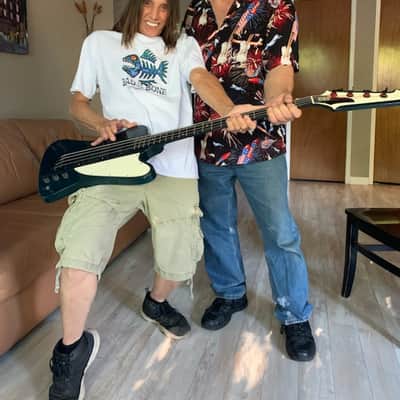 ESP Bass Built Brian Wheat of TESLA Thunderbird Bass THE REAL DEAL !! image 19