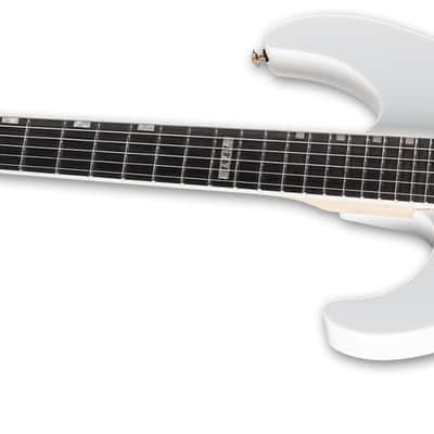 ESP LTD Mirage Deluxe '87 LH Left-Handed Electric Guitar Snow White - Brand New image 3