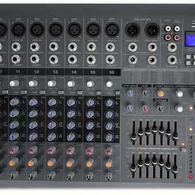 Rockville RPM1870 18 Channel 6000w Powered Mixer w/USB, Effects+Foldable Stand image 20