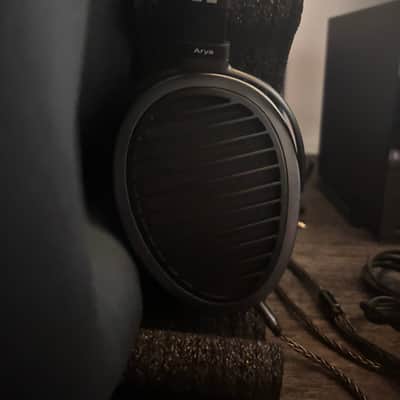 HiFiMan Arya Stealth + HiFiMan EF499 R2R DAC/Amp + Custom Cable (Bundle - Mint Condition) image 4