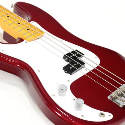 Fender Japan PB57-65 Lefty  Candy Apple Red image 1
