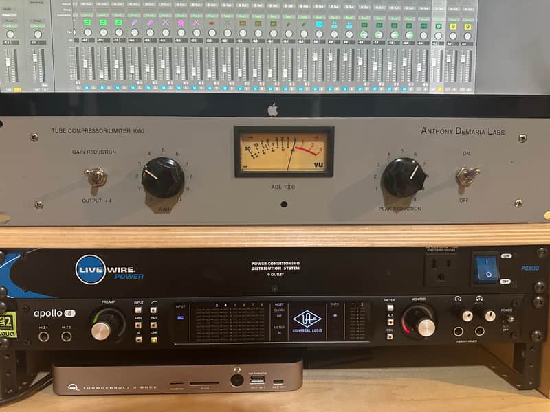 Anthony DeMaria Labs (ADL) 1000 Tube Compressor / Limiter 2000s - Gray image 1